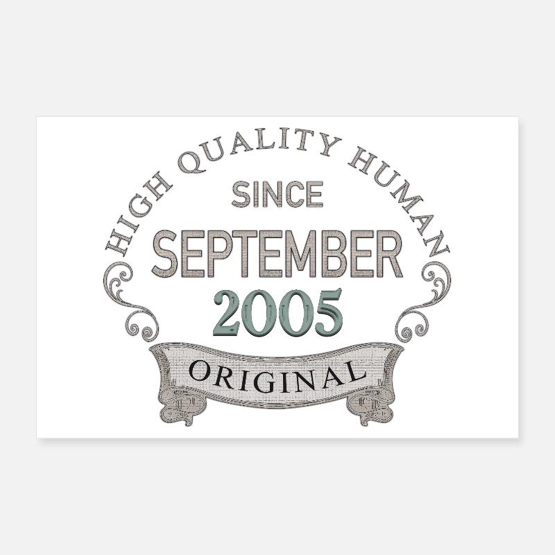 Since_September_2005 Poster 12" x 8" (30x20 cm)