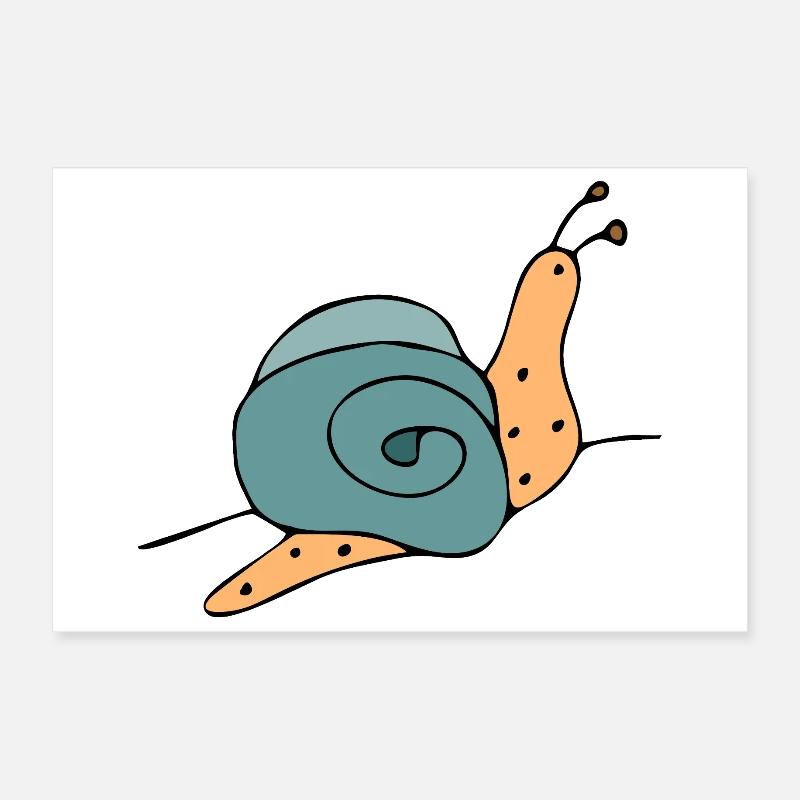 escargot Poster 30 x 20 cm