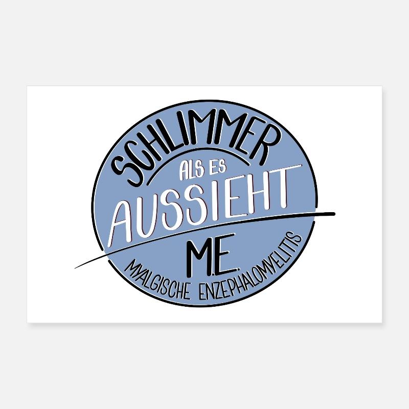 Schlimmer als es aussieht, ME Poster 30x20 cm