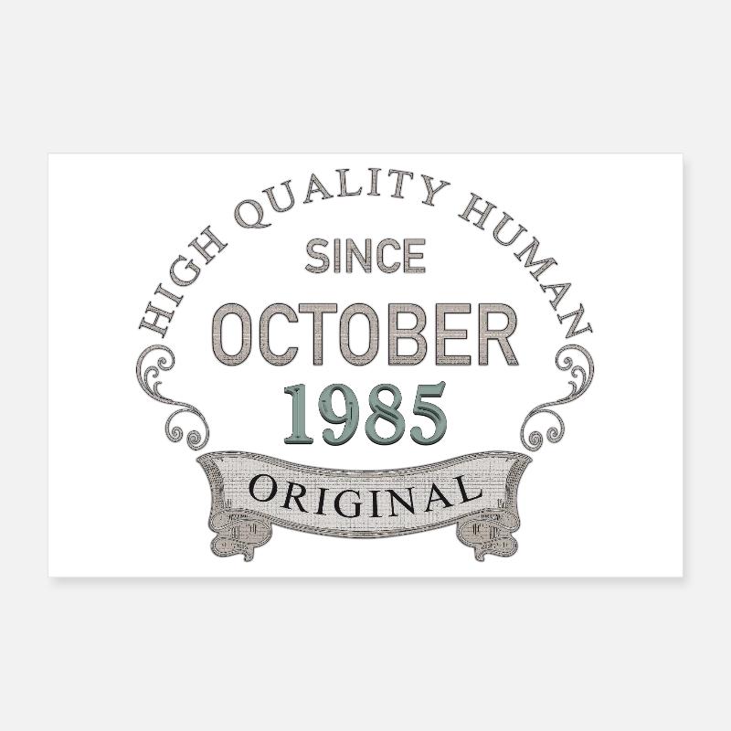 Since_October_1985 Poster 30x20 cm