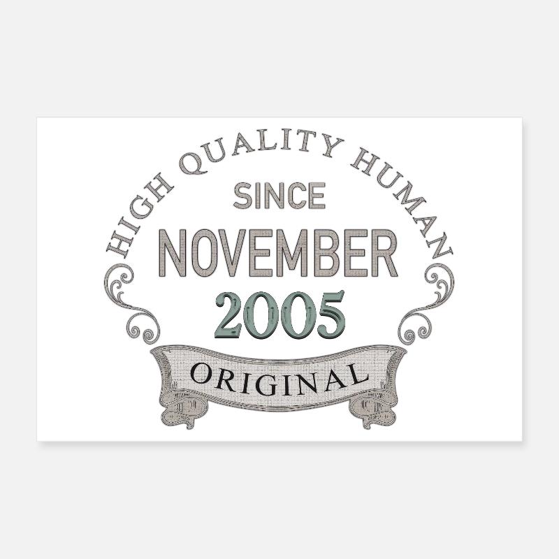 Since_November_2005 Poster 30 x 20 cm