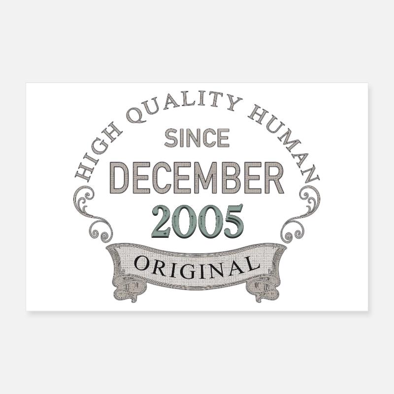 Since_December_2005 Poster 30 x 20 cm