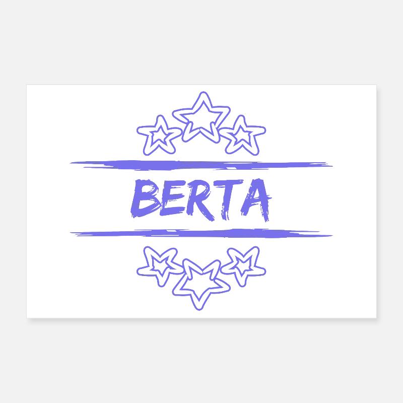 Berta Berta Poster 30 x 20 cm