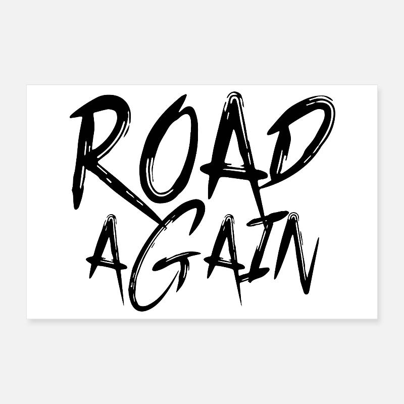 Road Again Poster 30 x 20 cm