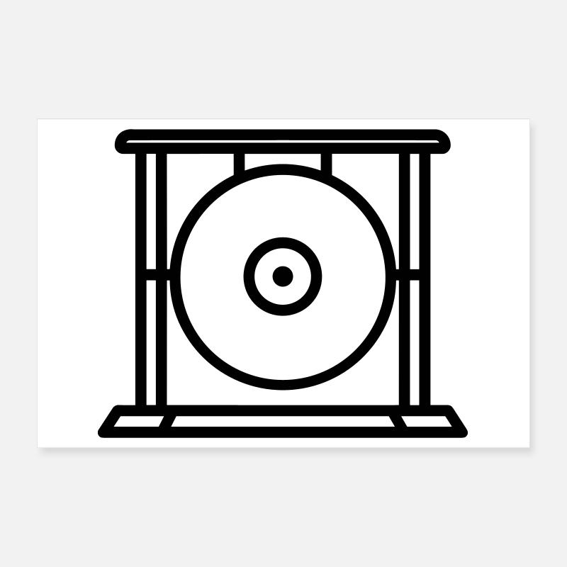 gong Poster 30 x 20 cm