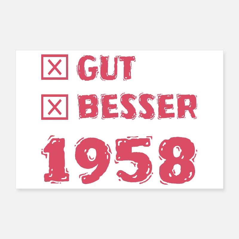 1958 Poster 30 x 20 cm