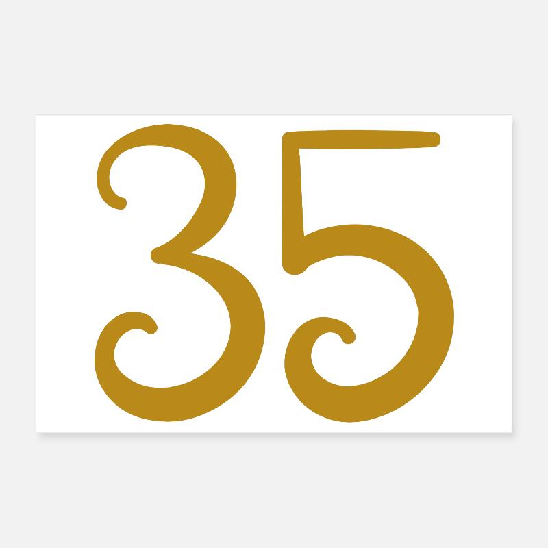 35 Poster 30 x 20 cm