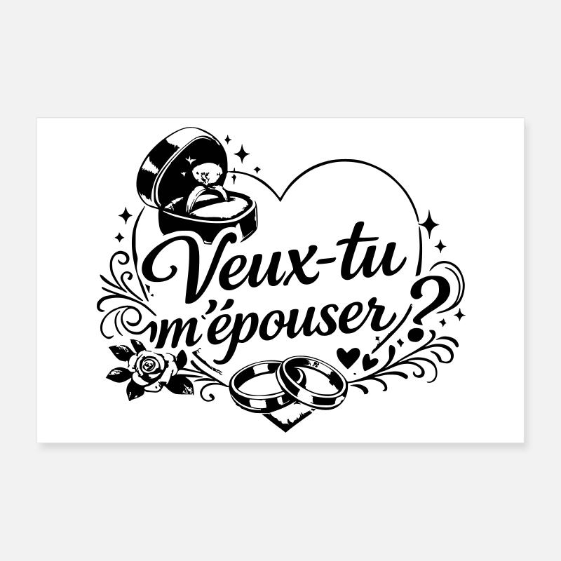 veux_tu_m-pouser Poster 30 x 20 cm