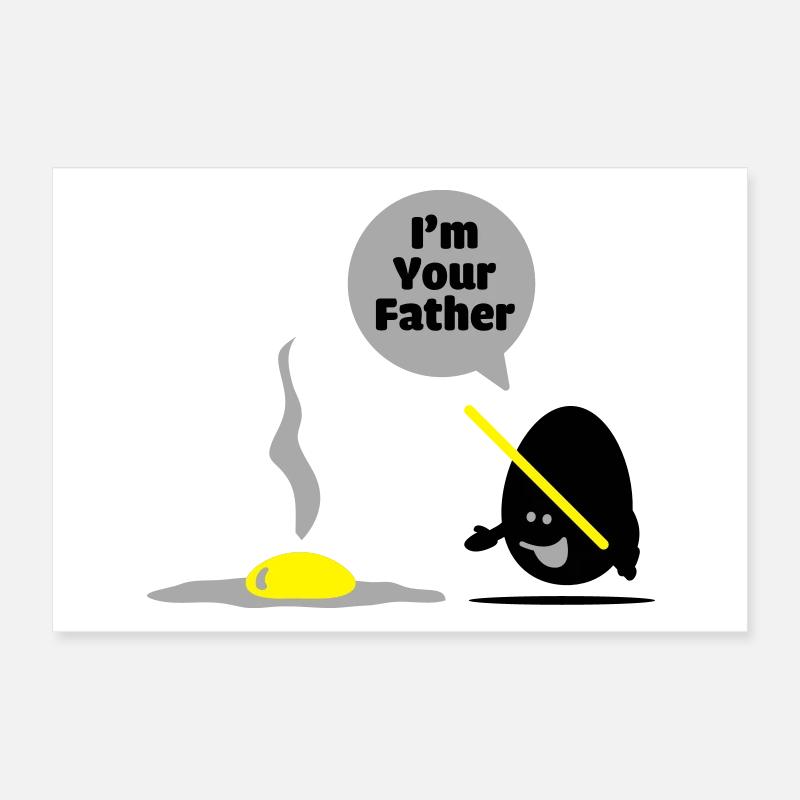 egg vader Poster 30x20 cm