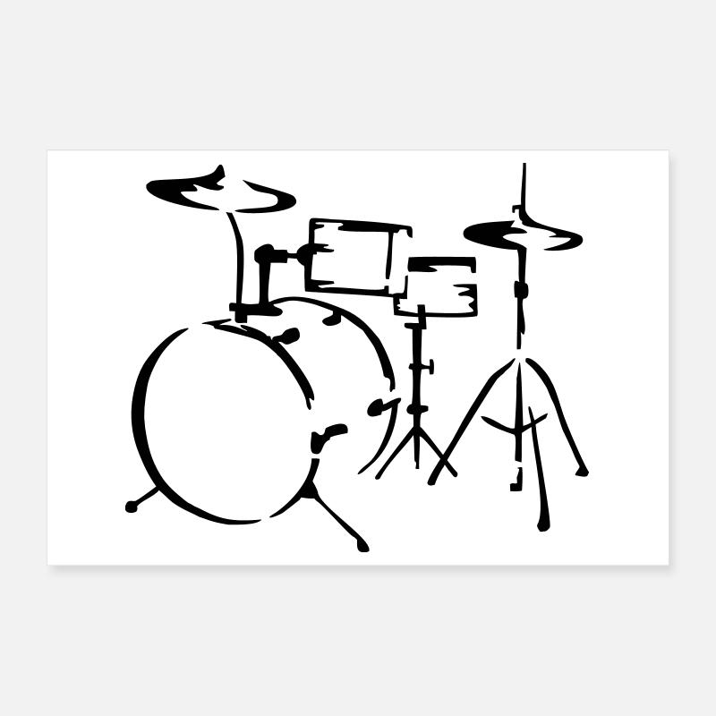 drummer schlagzeug musiker Poster 30x20 cm