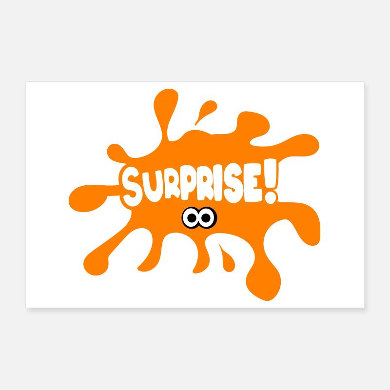 Überraschen! Poster 30x20 cm