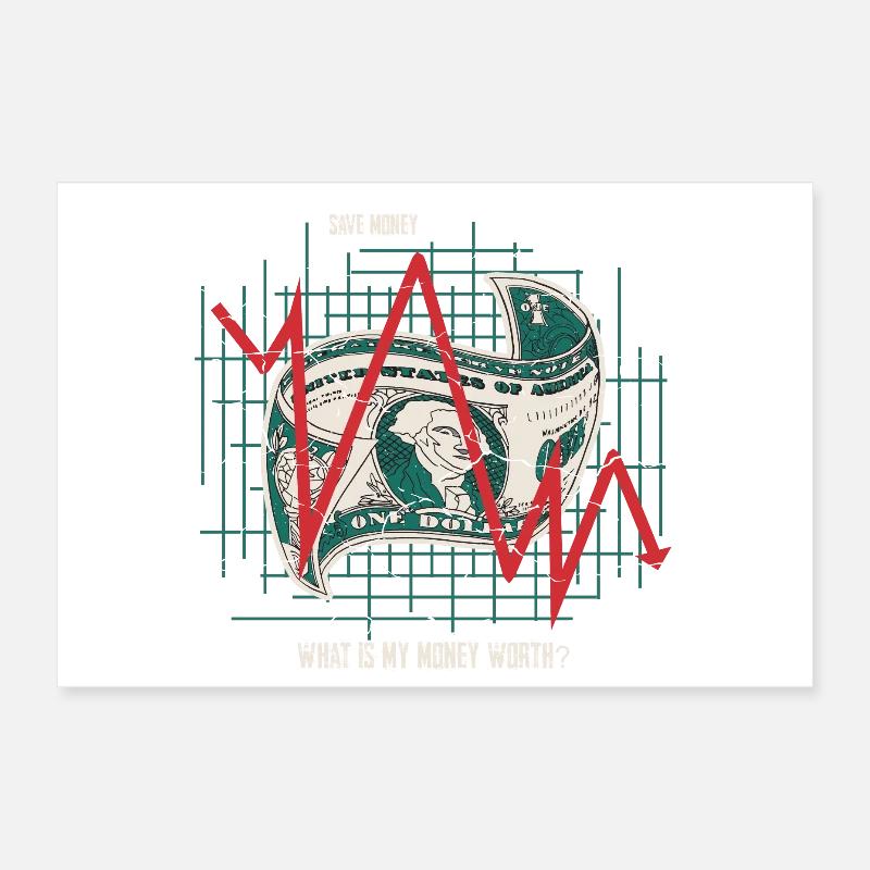 Que vaut mon argent d’autre! Poster 30 x 20 cm