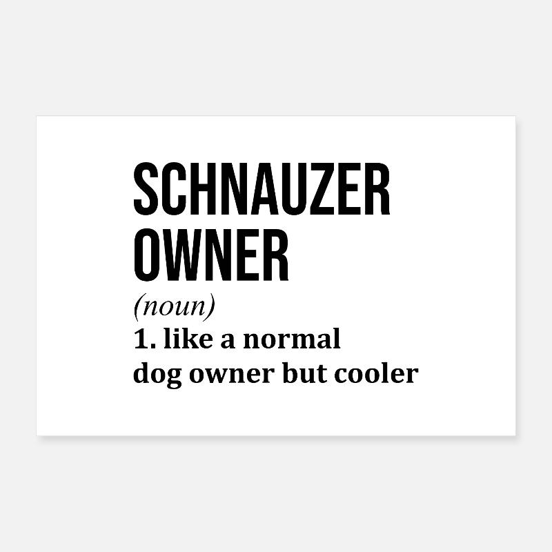 Schnauzer Poster 30x20 cm