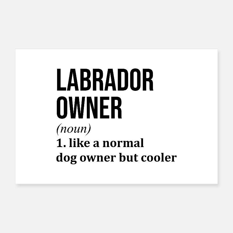 Labrador Poster 30 x 20 cm