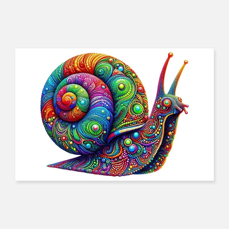 Schnecke Poster 30x20 cm