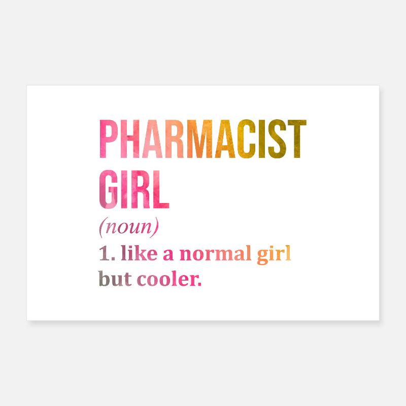 Pharmacist Poster 12" x 8" (30x20 cm)