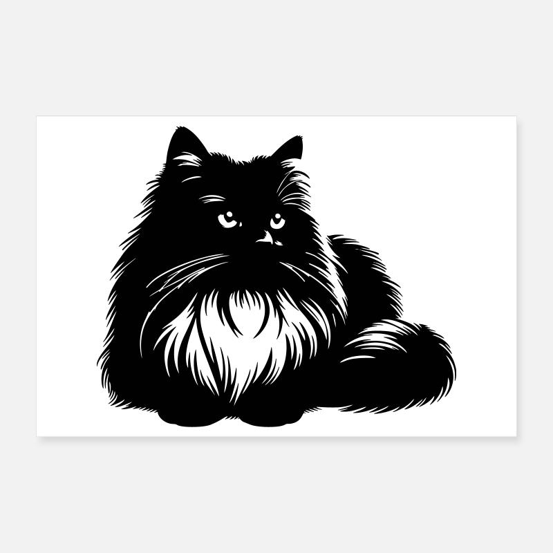 Chat Ragdoll Poster 30 x 20 cm