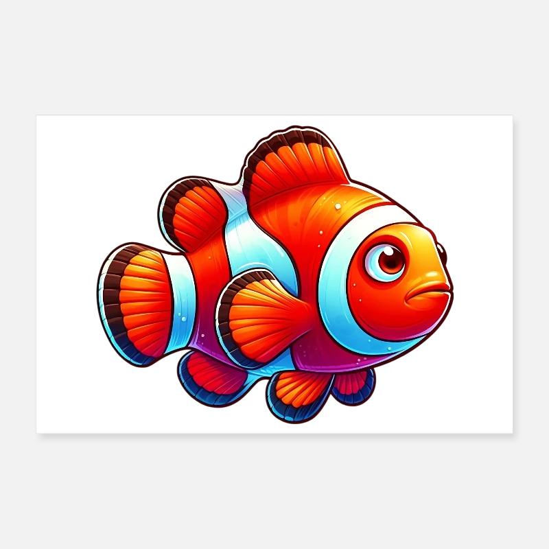 Clownfisch Poster 30x20 cm