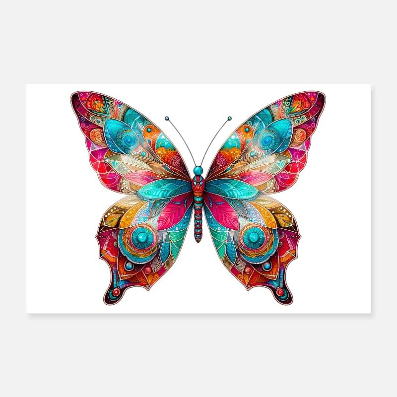 Butterfly Poster 12" x 8" (30x20 cm)