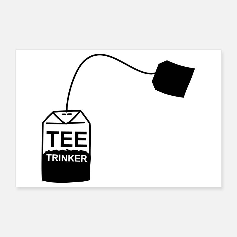 Tee_Kaffee_Earl_Grey_Teetrinker_Teesorten Poster 30x20 cm