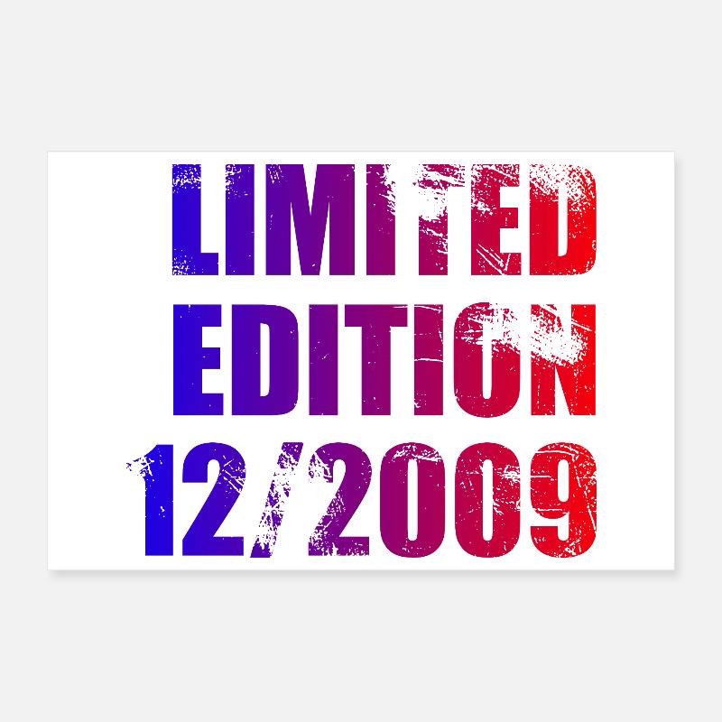 16e anniversaire Edition limitée 12/2009 Poster 30 x 20 cm