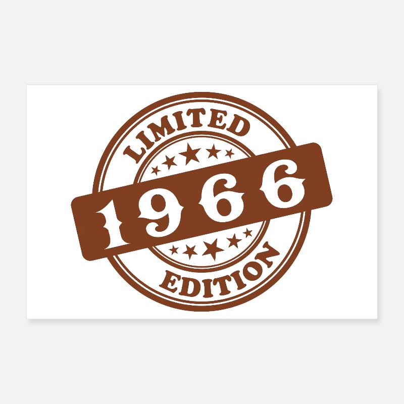 Édition limitée 1966 Poster 30 x 20 cm
