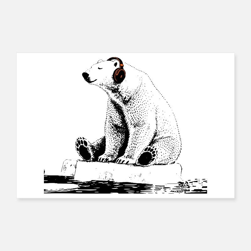 Rythmes arctiques Poster 30 x 20 cm