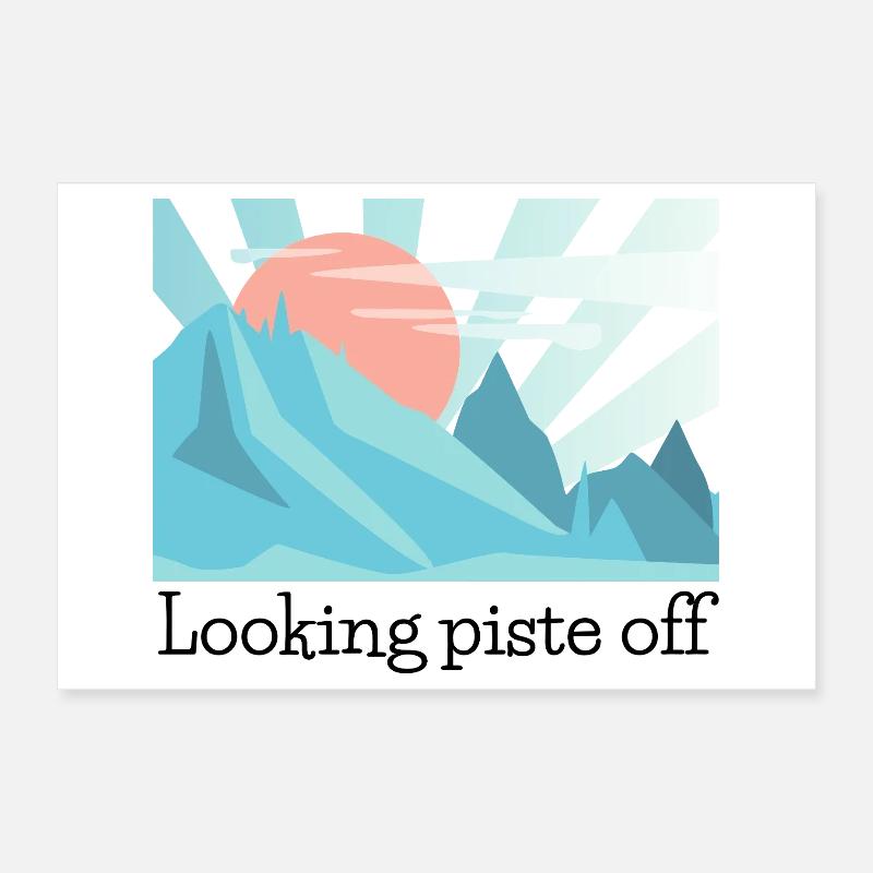 On regarde la piste Poster 30 x 20 cm
