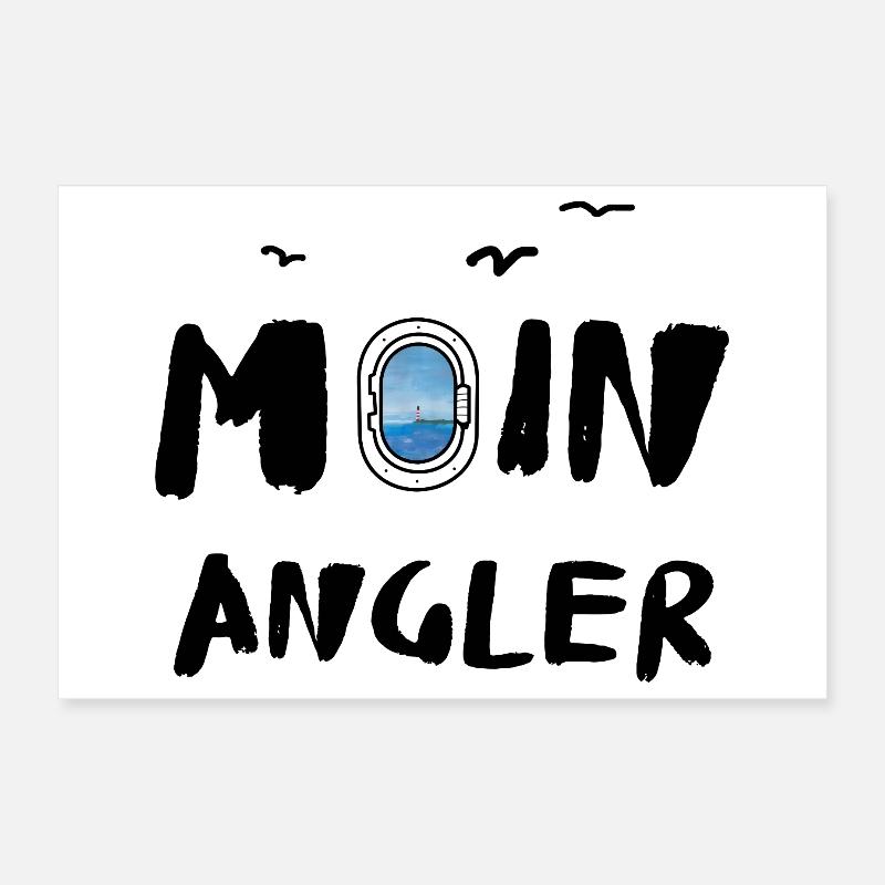 Moin Pêcheur Poster 30 x 20 cm