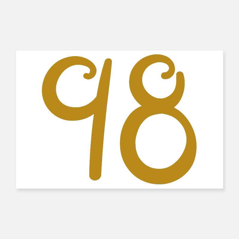 98 Poster 30 x 20 cm