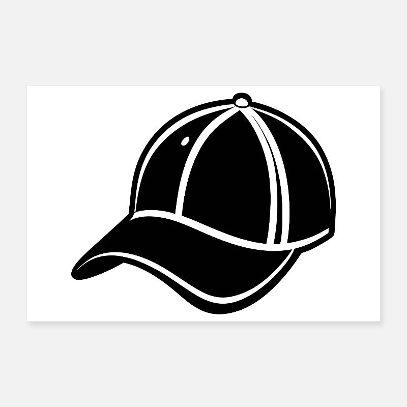 Baseballkappe Poster 30x20 cm