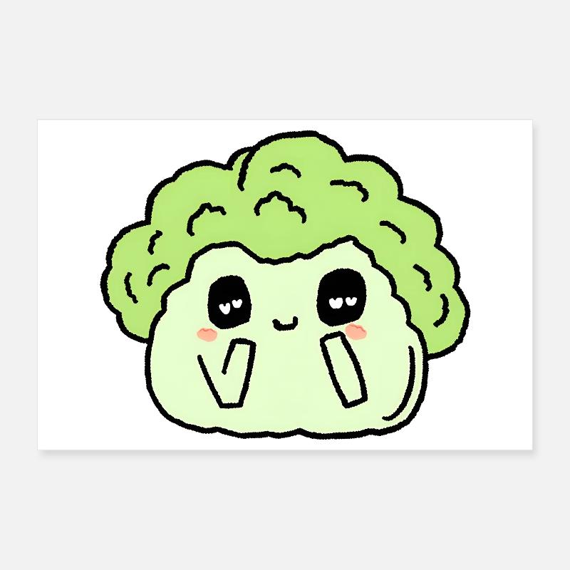 Broccoli Poster 12" x 8" (30x20 cm)