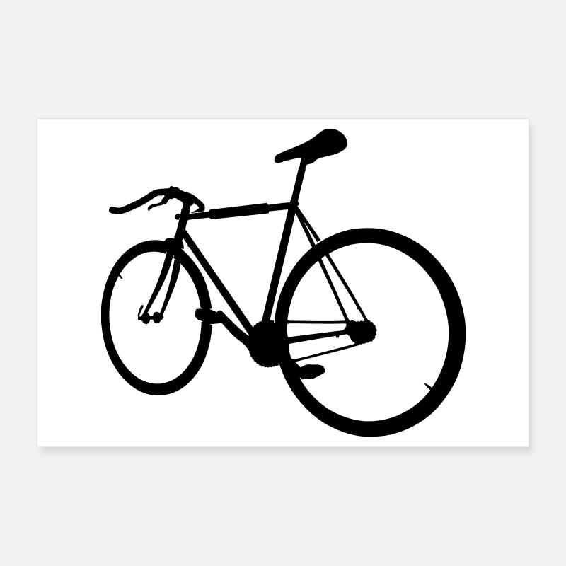 Vélo hipster Poster 30 x 20 cm