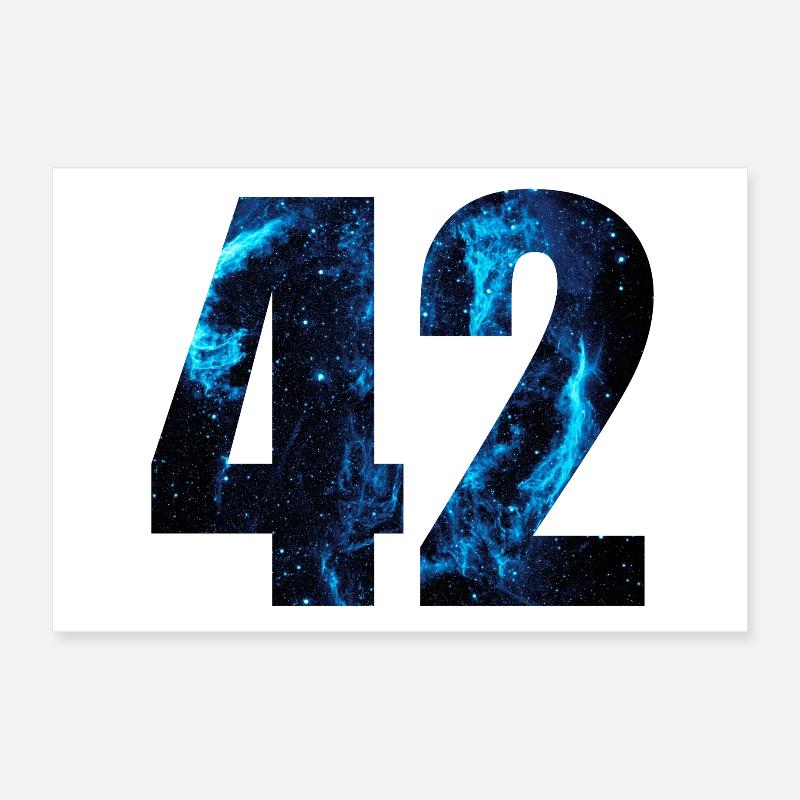 42 Poster 30x20 cm