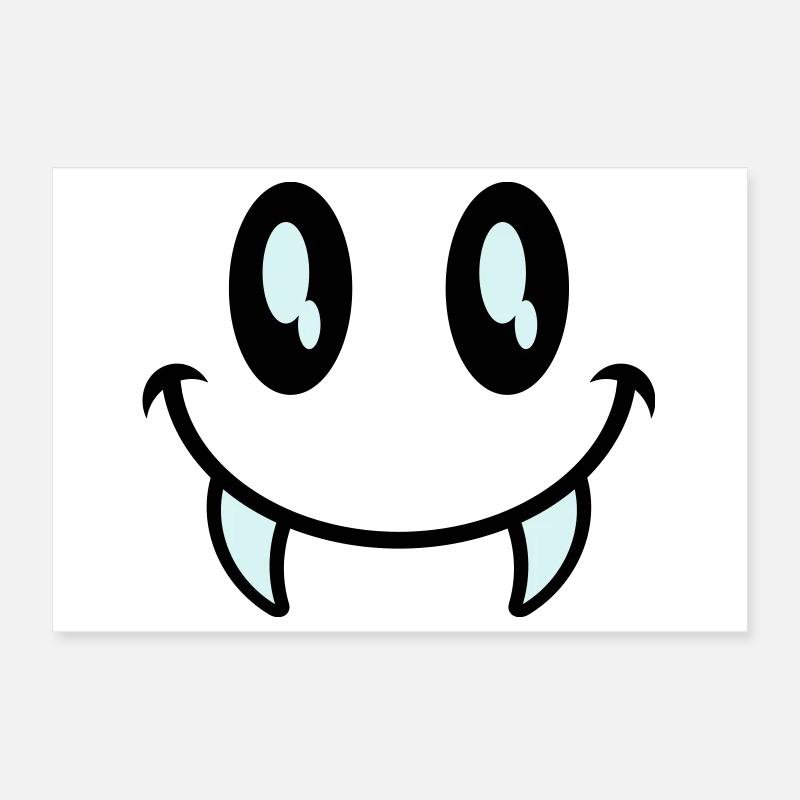 kleines monster smiley Poster 30x20 cm