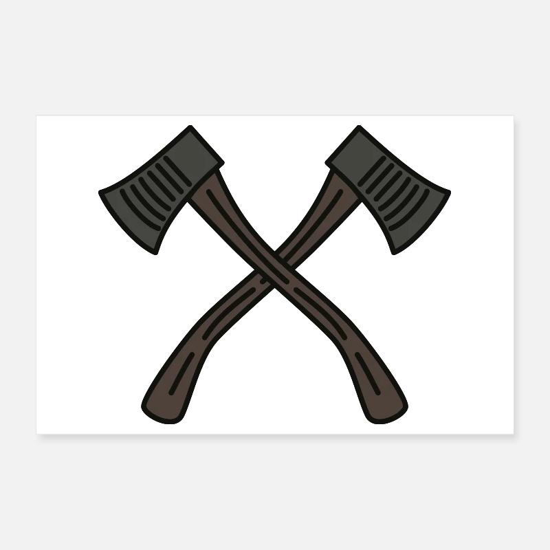 Hache Poster 30 x 20 cm