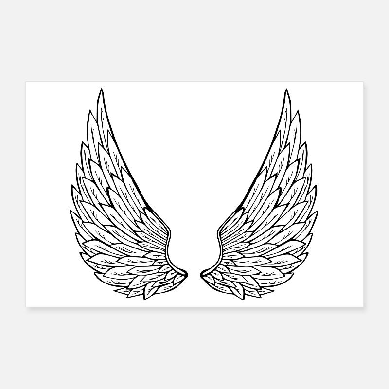 ailes d'anges Poster 30 x 20 cm
