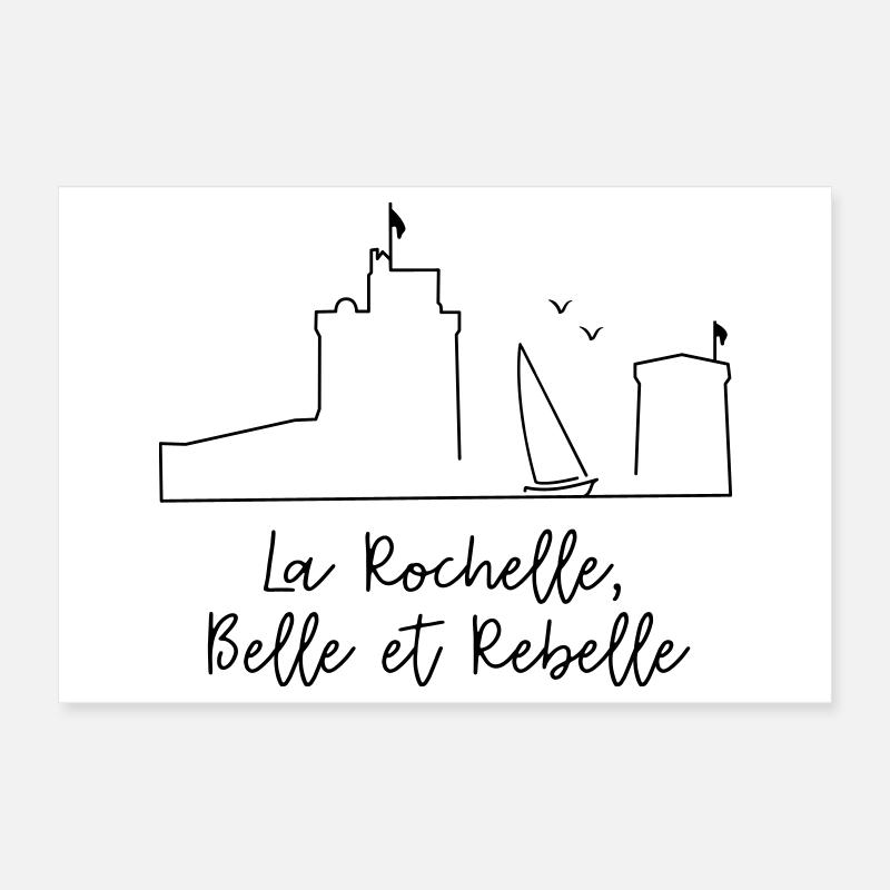 La Rochelle design by Nicolas Poitevin Poster 30 x 20 cm
