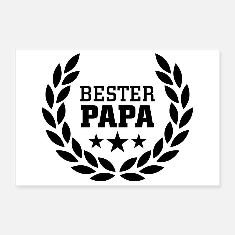 Bester Papa Poster 30x20 cm