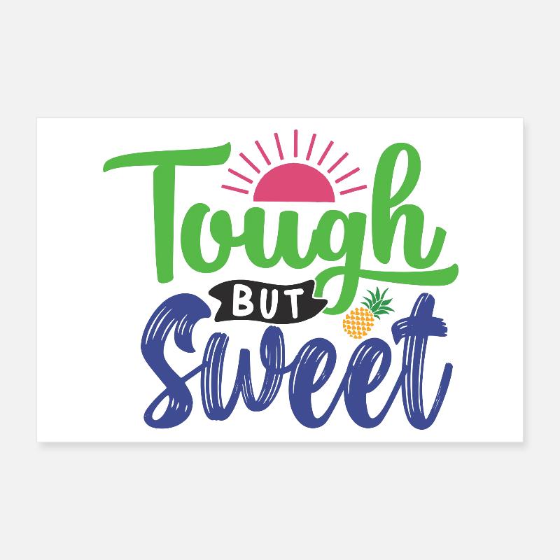 Dur et doux Poster 30 x 20 cm