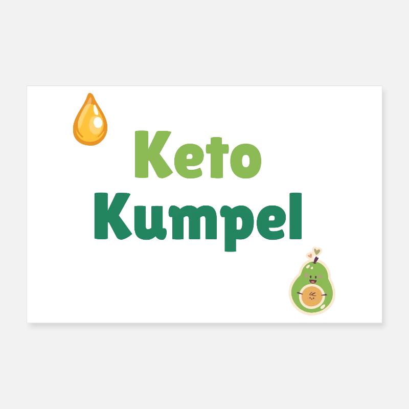 Keto Kumpel Poster 30x20 cm