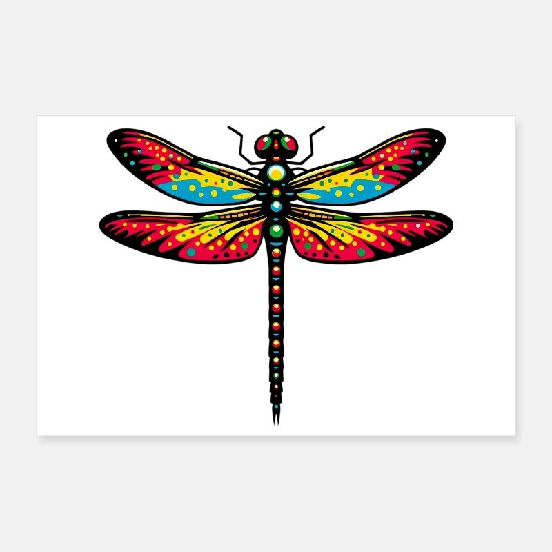 Libelle Poster 30x20 cm