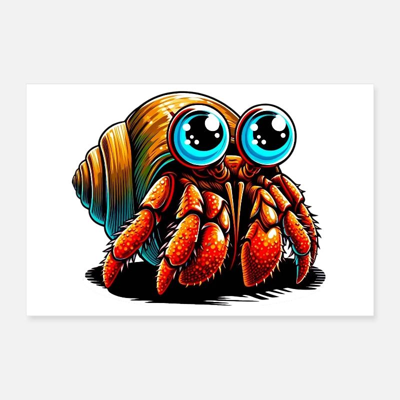 Bernard-l'ermite Poster 30 x 20 cm