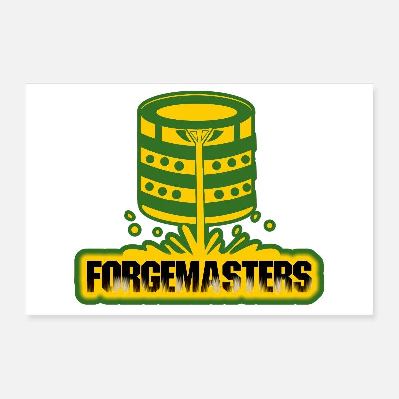 Conception de l’emblème des maîtres de forge Poster 30 x 20 cm