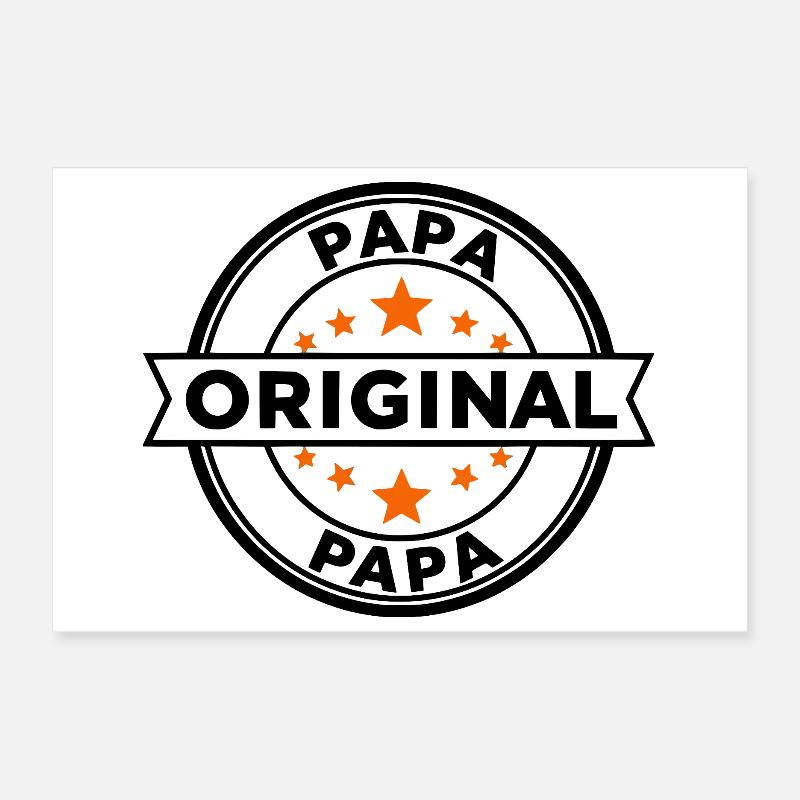 Sternenring Muster Papa Poster 30x20 cm