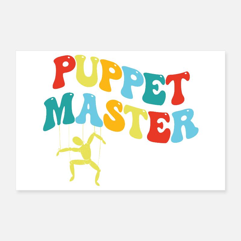Puppet Master : Silhouette colorée de balançoire Poster 30 x 20 cm