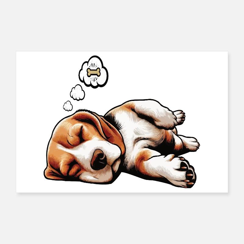 Beagle Propriétaire de Beagle Propriétaire de Beagle chien beagle Poster 30 x 20 cm