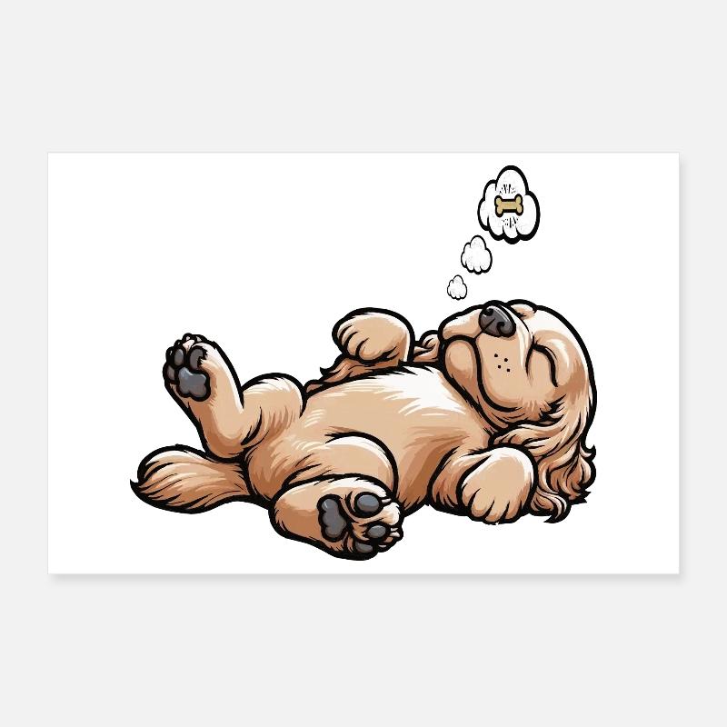 Cocker Spaniel Cocker Chien Cocker Propriétaire de cocker Spaniel Poster 30 x 20 cm