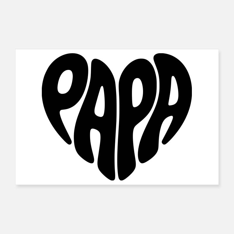 Papa Poster 30 x 20 cm