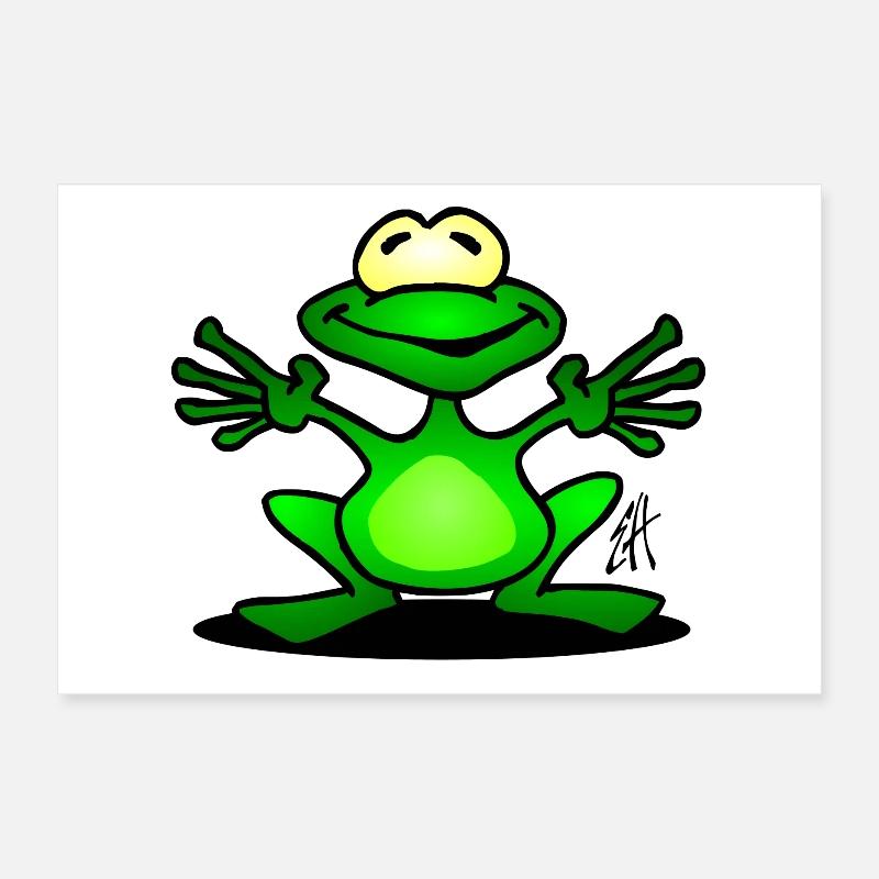 Frosch Poster 30x20 cm